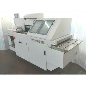 A4・A5対応 自動無線綴機(製本機) BQ-270 ミーリング機能有,表紙筋入れ機能有 ホリゾン(Horizon)製