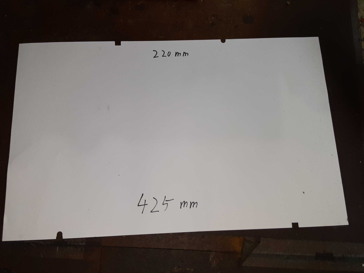 製版用プレートパンチャーU角425/220(レジスターパンチャー) offsetprintregisterpuncher-3001