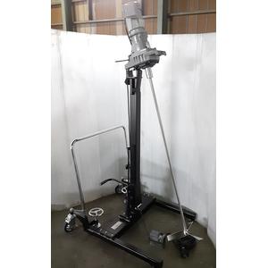 低速形(低速型) ポータブルミキサー 撹拌機 A740-0.4BI 動力0.4kW インバータ&固定用専用架台付き 佐竹化学機械工業(SATAKE)製