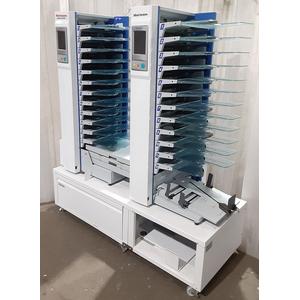 コロ式 卓上12段丁合機(コレータ)QC-S1200×2台+平綴じ機PS-P610 フリクション給紙 ホリゾン(Horizon)製