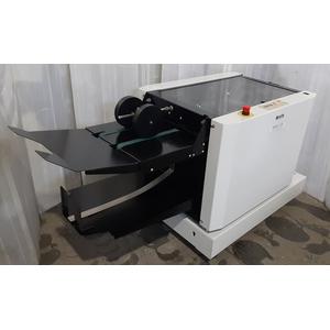 ステープラフォルダDBM-120(平綴じ・中綴じ・肩綴じ・折りのみ) 手差し使用可能な丁合機接続オプション機 A5~A3SR対応 デュプロ(Duplo)製