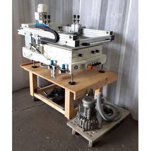 卓上 電動式スクリーン印刷機 T-40 印刷幅360mm ブロア・木製台付属 コンプレッサー別途必要 FLEISCHLE製