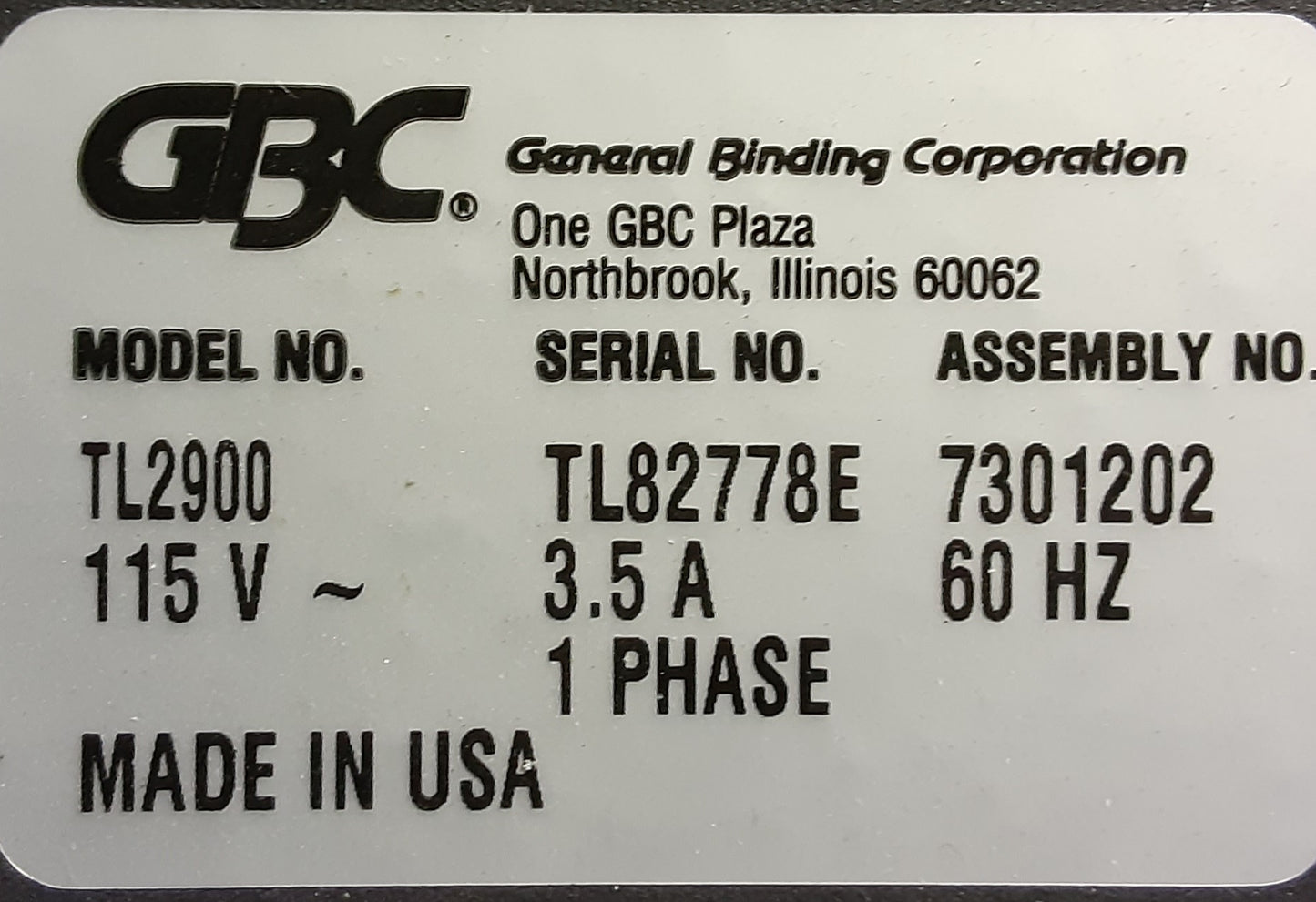 GBC TL2900 Electric Double-Ring Binding Machine, Twin-Loop Binding Machine for Ring Binding (US-GBC1-TL2900-2022112502)