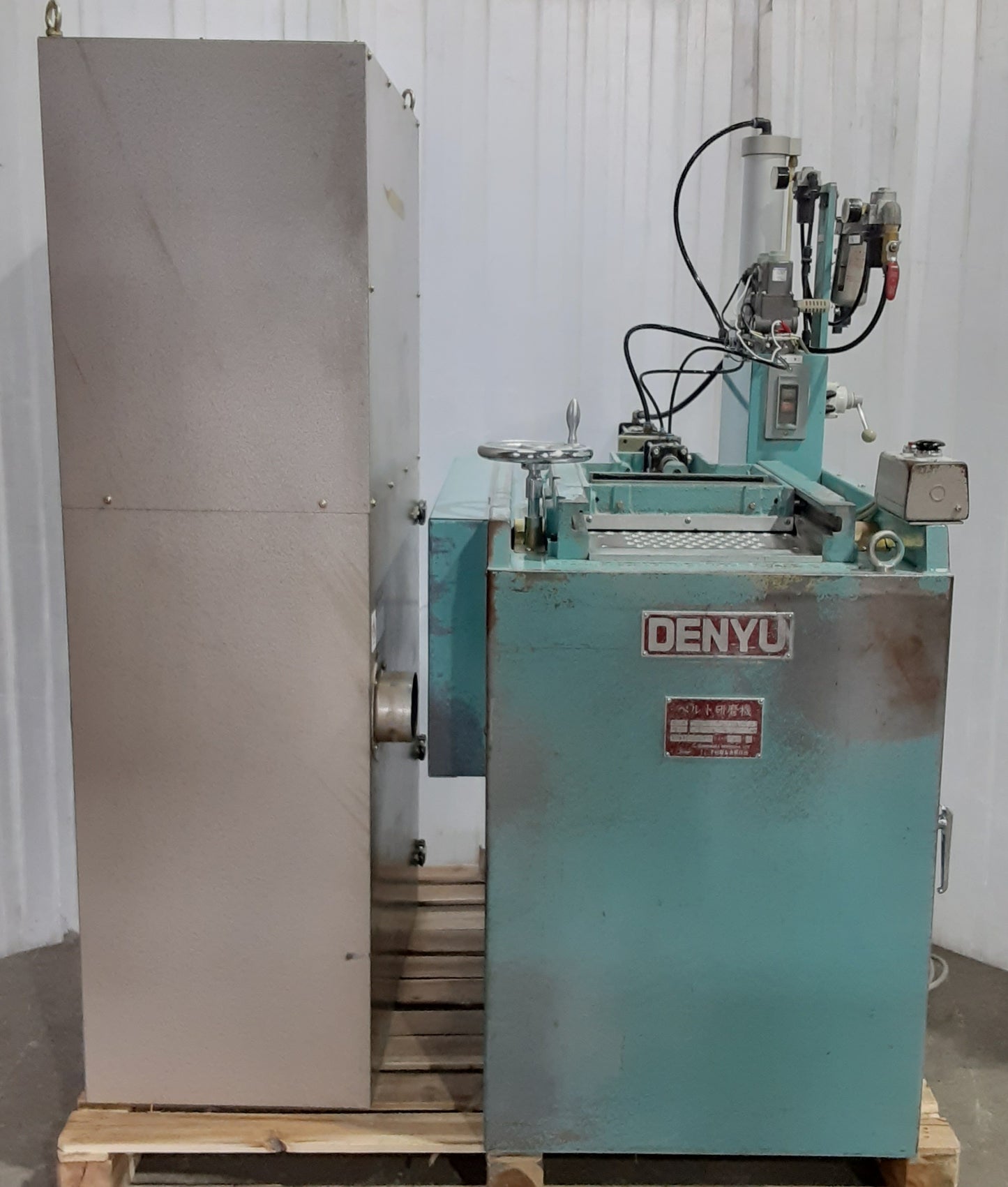 下村電友舎(DENYU)製 SR-3-1250A型 書籍研磨機 書籍端面研磨機 ダストコレクター(集塵機)付き shimomuradenyu1-sr31250a-6001