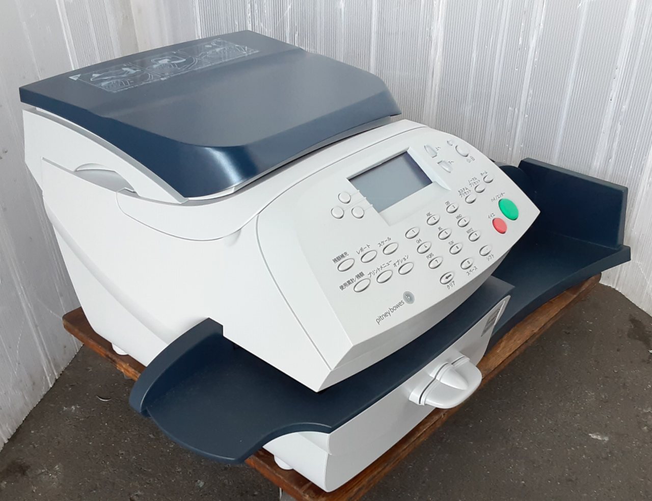 ピツニーボウズ製 DM100S+ 郵便料金計器 郵便料金別納用機械 (最大封筒サイズ381×330mm)