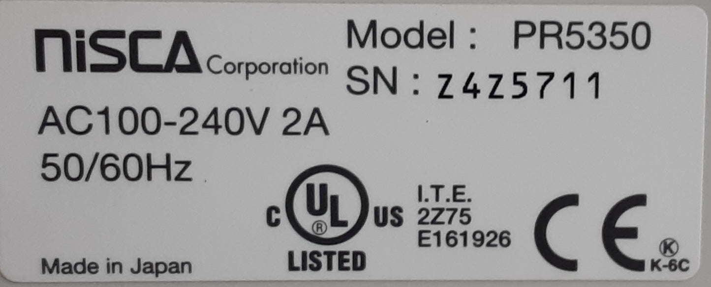 ニスカ(キャノンファインテックニスカ) PR5350 熱転写カードプリンター 両面印刷可能 canonfinetechnisca1-pr5350-8001