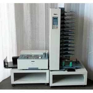 コロ式 12段丁合機 コレーター DFC-120 + 別売りファイルセッター 平綴じ機 DFC-S セットライン デュプロ(Duplo)製