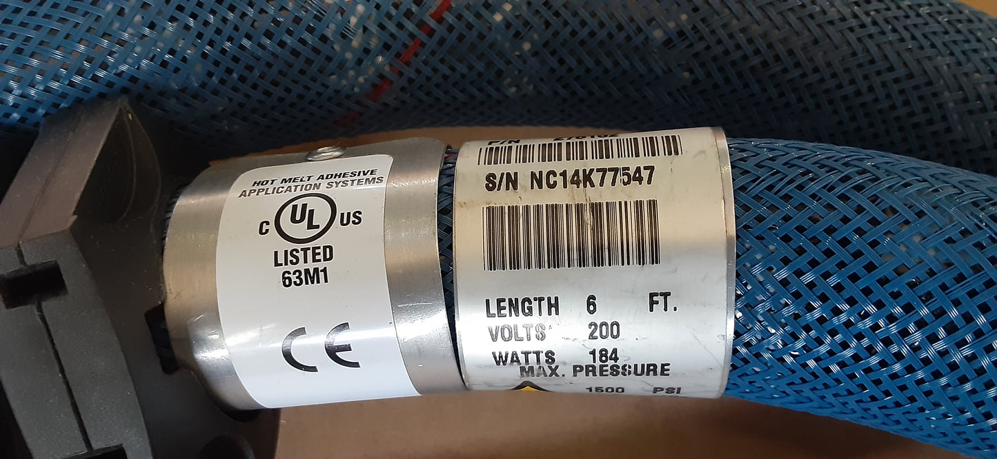 ノードソン製 ホットメルト用 青シリーズ ホース 1840mmサイズ nordson1-1840-9007