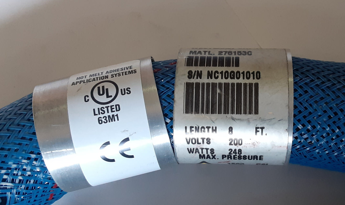 ノードソン製 ホットメルト用 青シリーズ ホース 2440mmサイズ nordson1-2440mm-9024