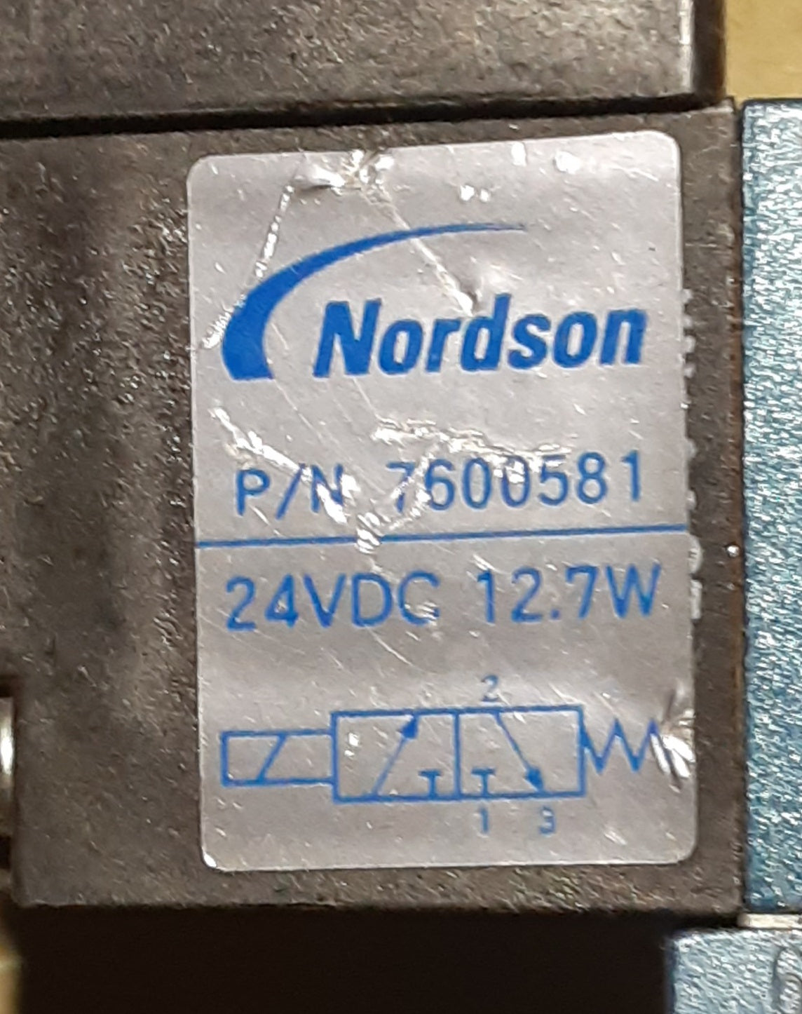 ノードソン製 ホットメルト用 アプリケータ クラシックブルー JT パーツナンバー8503639 SA16E 24VDCプラグ付き nordson1-jt8503639-1260