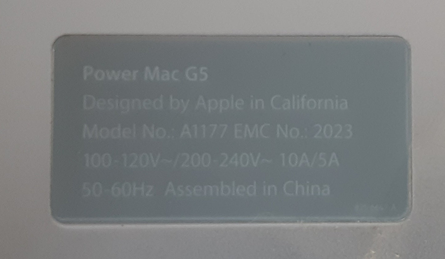 Apple(アップル)製 パソコン DTP用 Power Mac G5