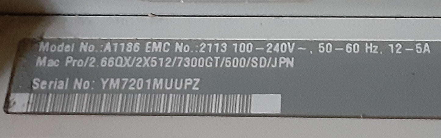 アップル製 MacPro /2.66QX/2X512/7300GT/500/SD パソコン DTP用 apple1-macpro266qx2x5127300gt500sd-1001
