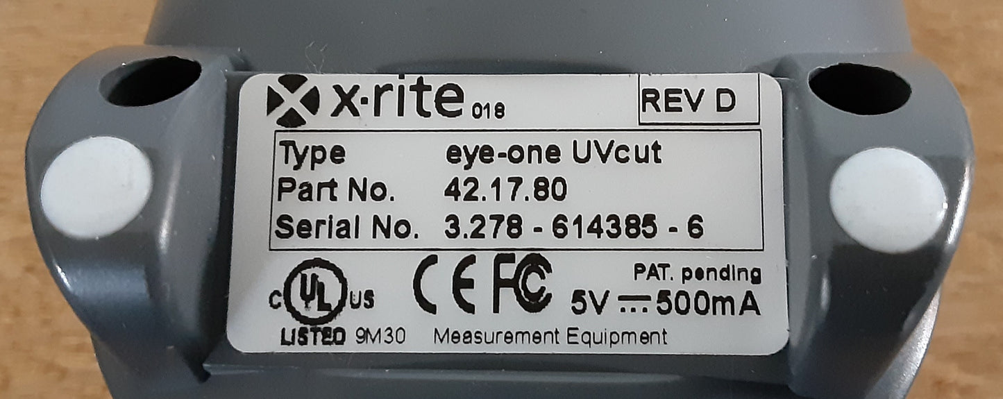 X-Rite(エックスライト)製 カラー測定機 i1 UVcut (アイワンUVカット) カラーキャリブレーション/プロファイル作成ソリューション us-xrite1-i1uv-2034