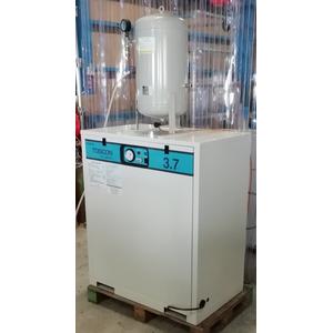 Toshiba EP105-37T Oil-Filled, Single-Unit, Low-Pressure Package Air Compressor with Auxiliary Tank, 430 L/min Air Discharge