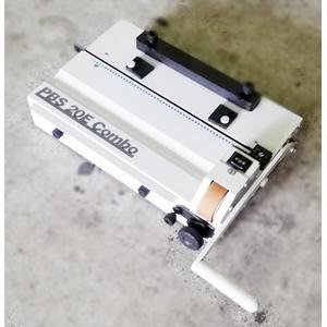 スパイラルコイル製本機 PBS 20E Combo 厚さ20mmまで PLASIKOIL(プラスティコイル)製