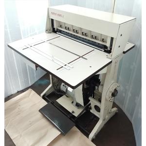 ミシン目&スジ付け加工機 電動式 P-595Ⅱ 515mm幅対応,フットスイッチ操作 此花(KRK)製