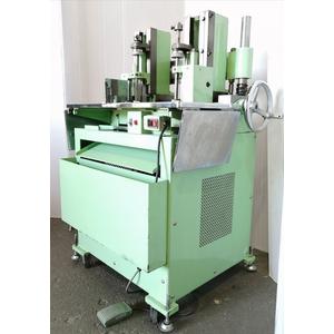 角丸機 電動 2連式 フットスイッチ付き 型式・メーカー不明