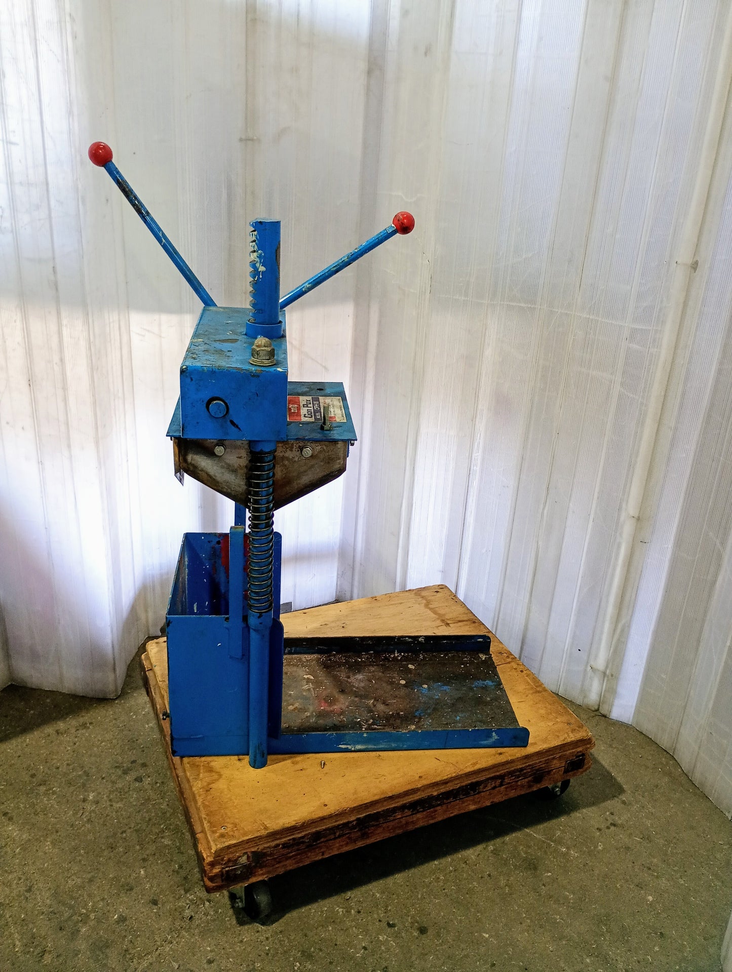 明治機械製作所 カンパックス CPH-18 手動式廃缶処理機 meijikikaiseisakujo1-cph18-7142