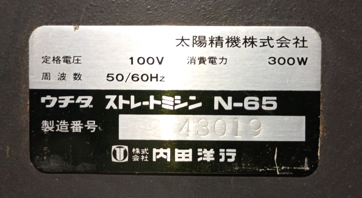 ウチダ N-65 ストレート ミシン目 スジ付け機 uchidatechno1-n65-5042
