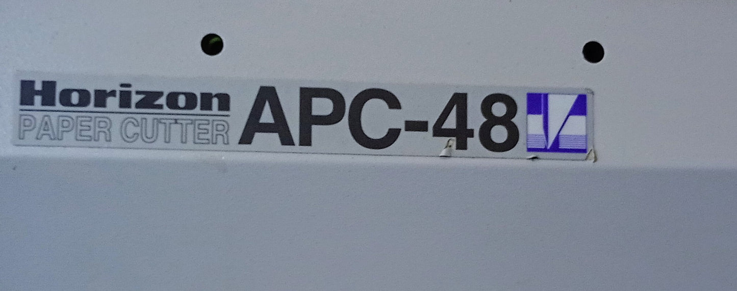 ホリゾン APC-48 コンピュータ式 油圧断裁機 horizon1-apc48-6001