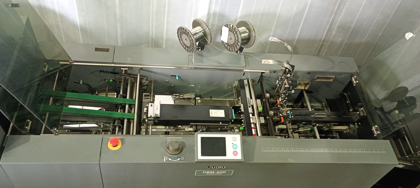 デュプロ DSC-10/60iL 1タワー丁合機+DBM600中綴+DBM600T小口断裁+DKT200 天地断裁 duplo1-dsc1060il-5035