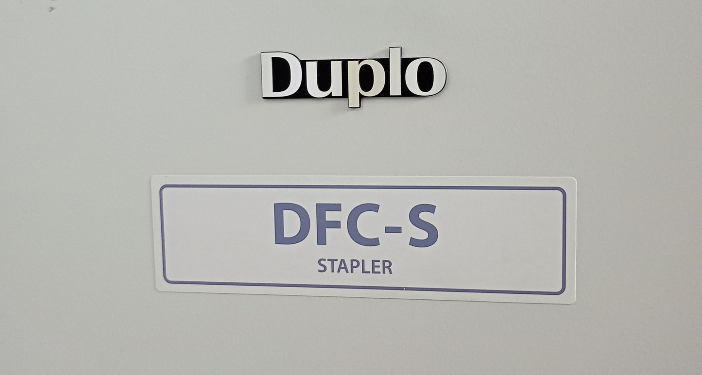 デュプロ DFC-100 丁合機 + DFC-S平綴じ機 duplo1-dfc100-5001