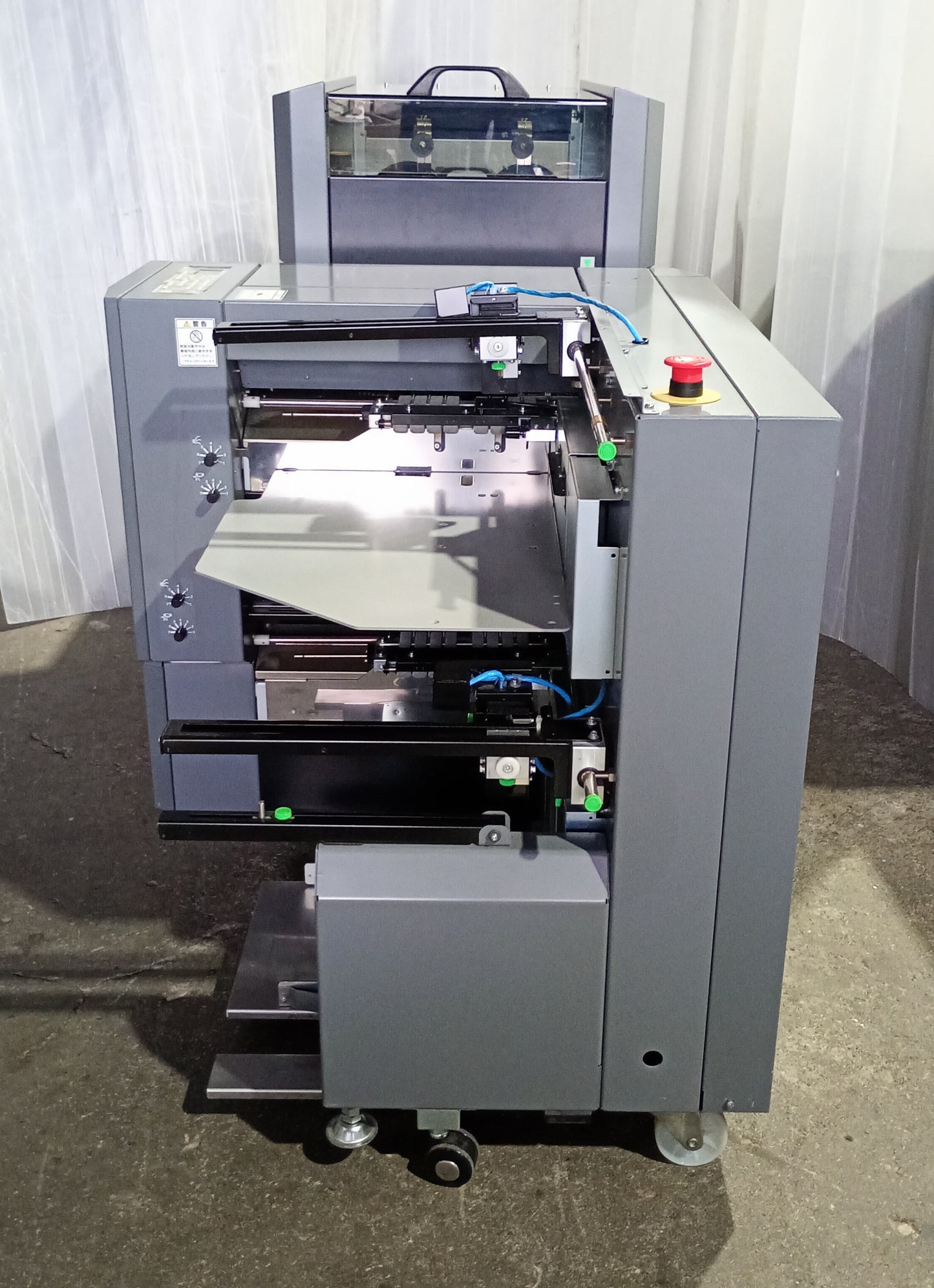 デュプロ DSF-2200 + DBM-350 オフライン中綴じ製本ライン オンデマンド冊子に最適 duplo1-dsf2200dbm350-5001