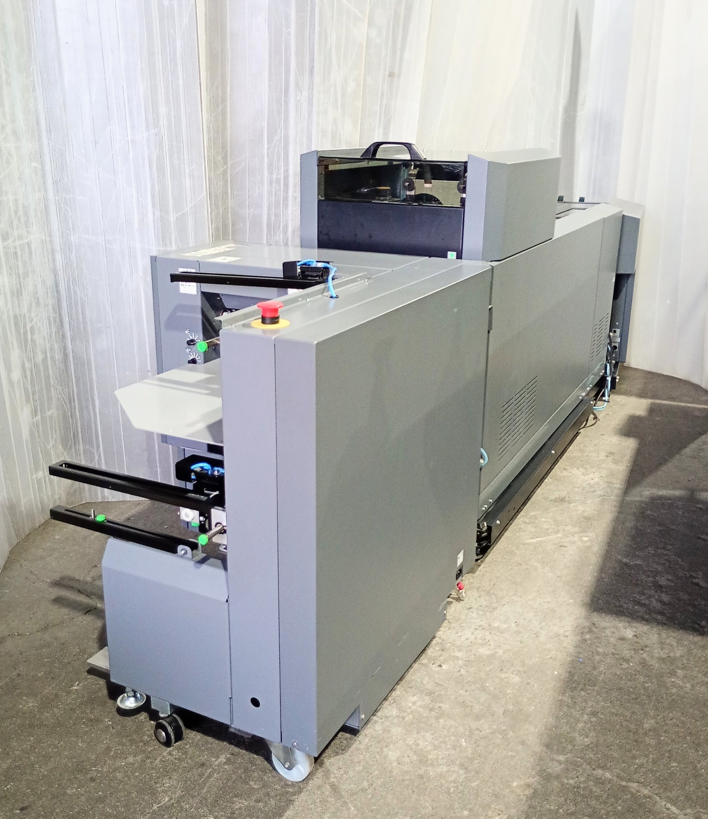 デュプロ DSF-2200 + DBM-350 オフライン中綴じ製本ライン オンデマンド冊子に最適 duplo1-dsf2200dbm350-5001