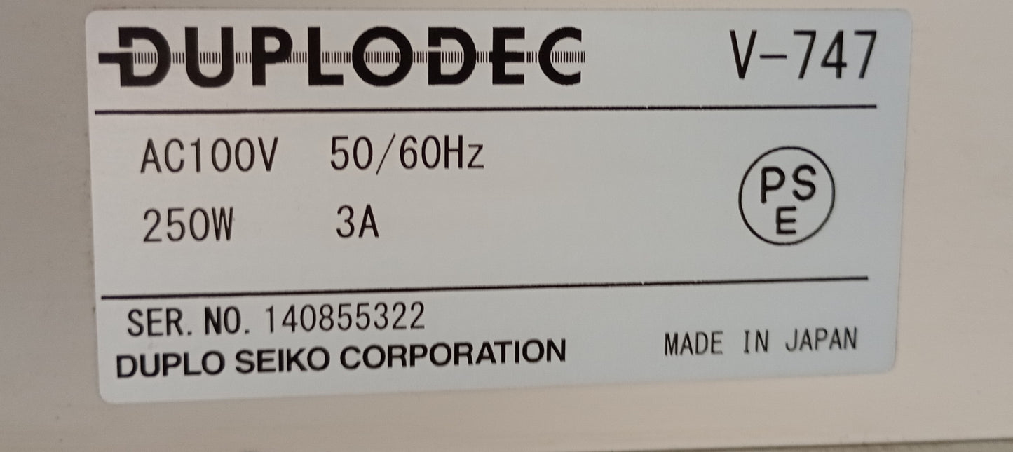 デュプロ製 V-747 連続フォームバースター duplo1-v747-3001