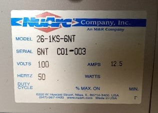 ニューアーク Metal Halide 26-1KS 焼き枠・露光機・灯光器 nuarc1-metalhalide261ks-8042