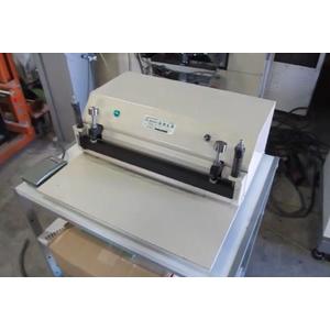 卓上 電動式ダブルリング製本機(ツインリング,ダブルOリング) ECM420 電動・フットスイッチ式 笹岡工業製