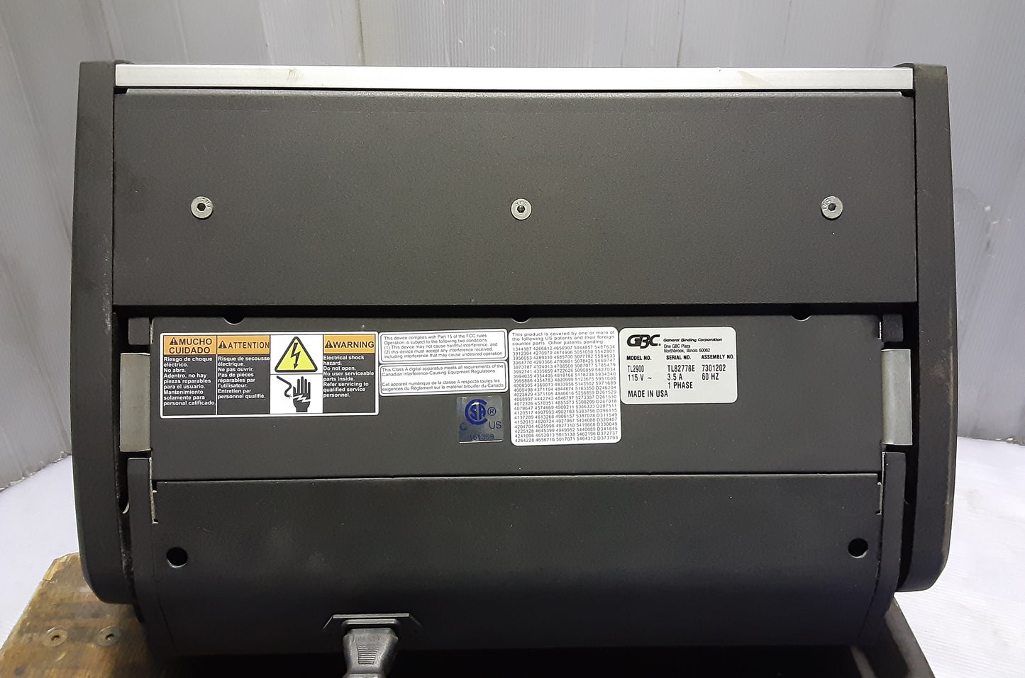 GBC TL2900 Electric Double-Ring Binding Machine, Twin-Loop Binding Machine for Ring Binding (US-GBC1-TL2900-2022112502)