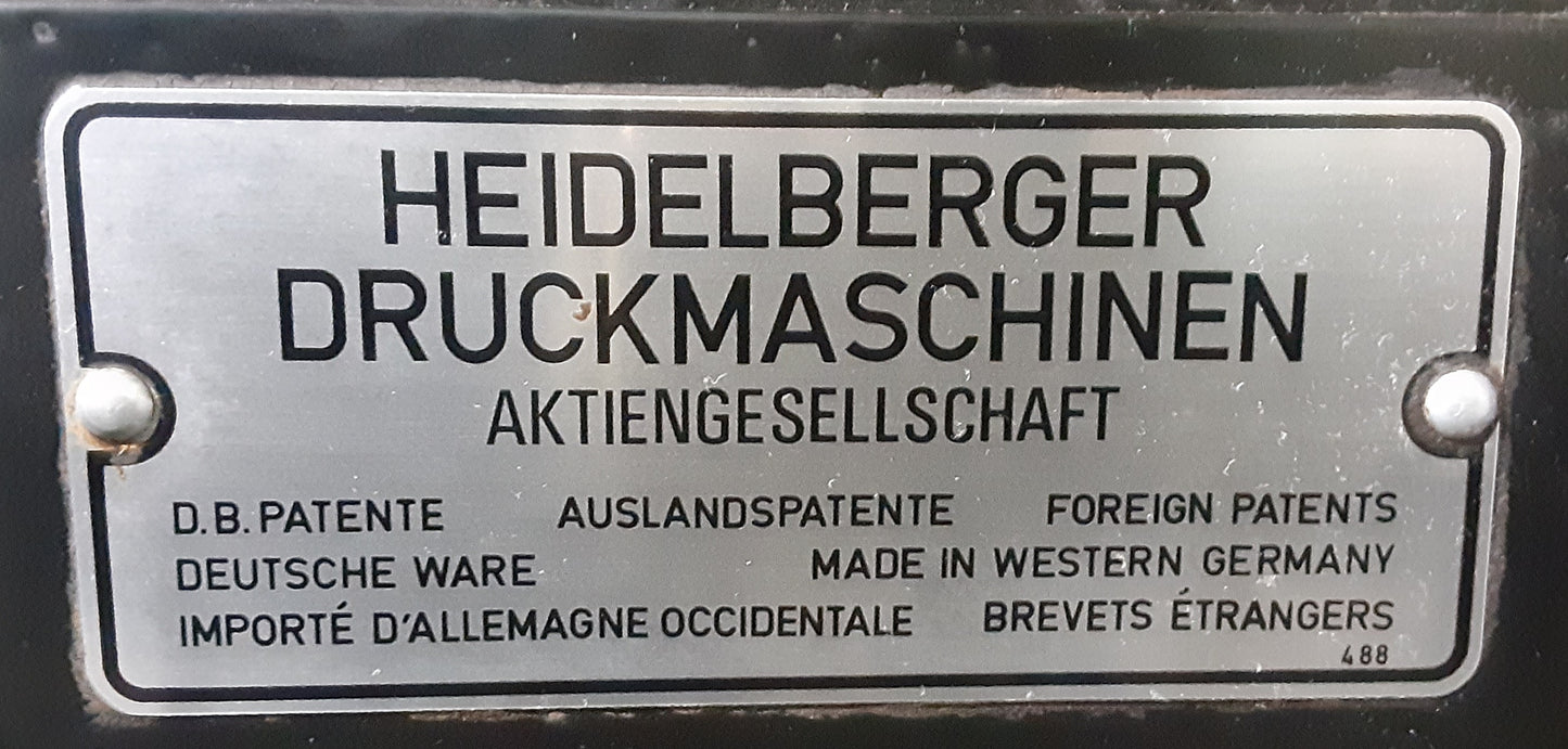 [活版印刷仕様] ハイデルベルグ製 プラテンT型 最大260×380mm対応 heidelberg1-tplaten380x260-3055