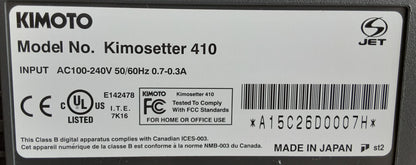 KIMOTO(キモト)製 kimosetter410(キモセッター４１０)  卓上型 CTP製版機 菊四裁サイズ対応 RIP･ドングル付き(Windows7まで対応) kimoto1-kimosetter410ctp-8213