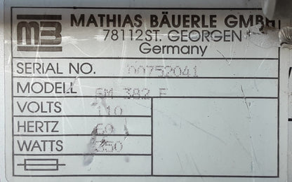 Mathias Buerle(MB Buerle)製 コロ給紙 紙折り機 multipli 382 (ムルティプリ３８２) 処理速度30000枚/時(A4の場合) mathiasbauerle1-multipli382-3033