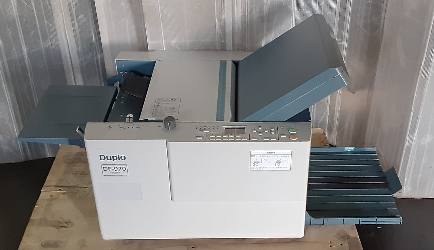 ###① Duplo DF-970 Desktop Paper Folder (without cross-fold lever) (duplo1-df970-3001)