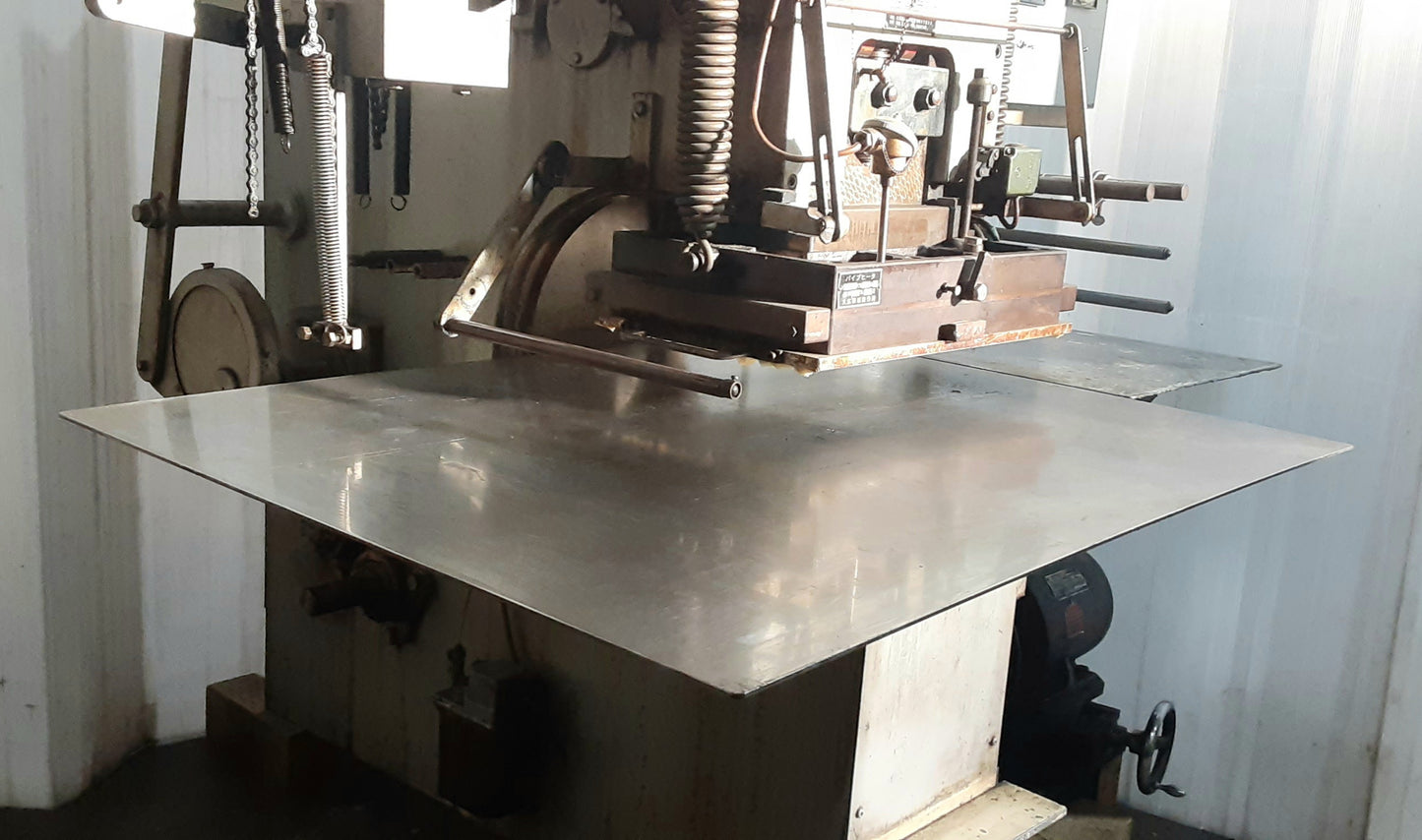 池田箔押研究所 箔押し機 熱板サイズ500×300mm 3馬力 ikedahakuoshi1-foilstampingmachine300x500mm-5734