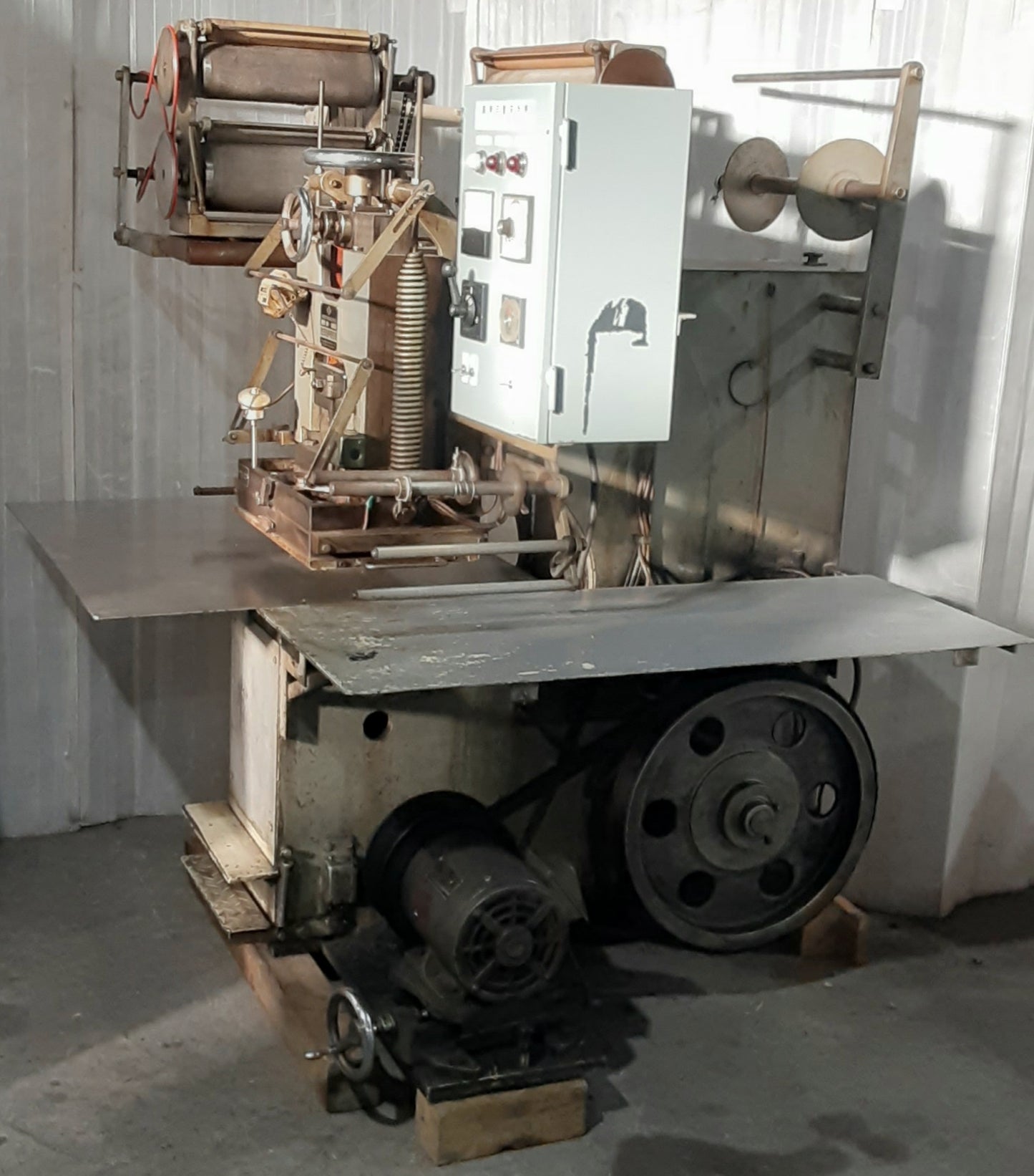 池田箔押研究所 箔押し機 熱板サイズ500×300mm 3馬力 ikedahakuoshi1-foilstampingmachine300x500mm-5734