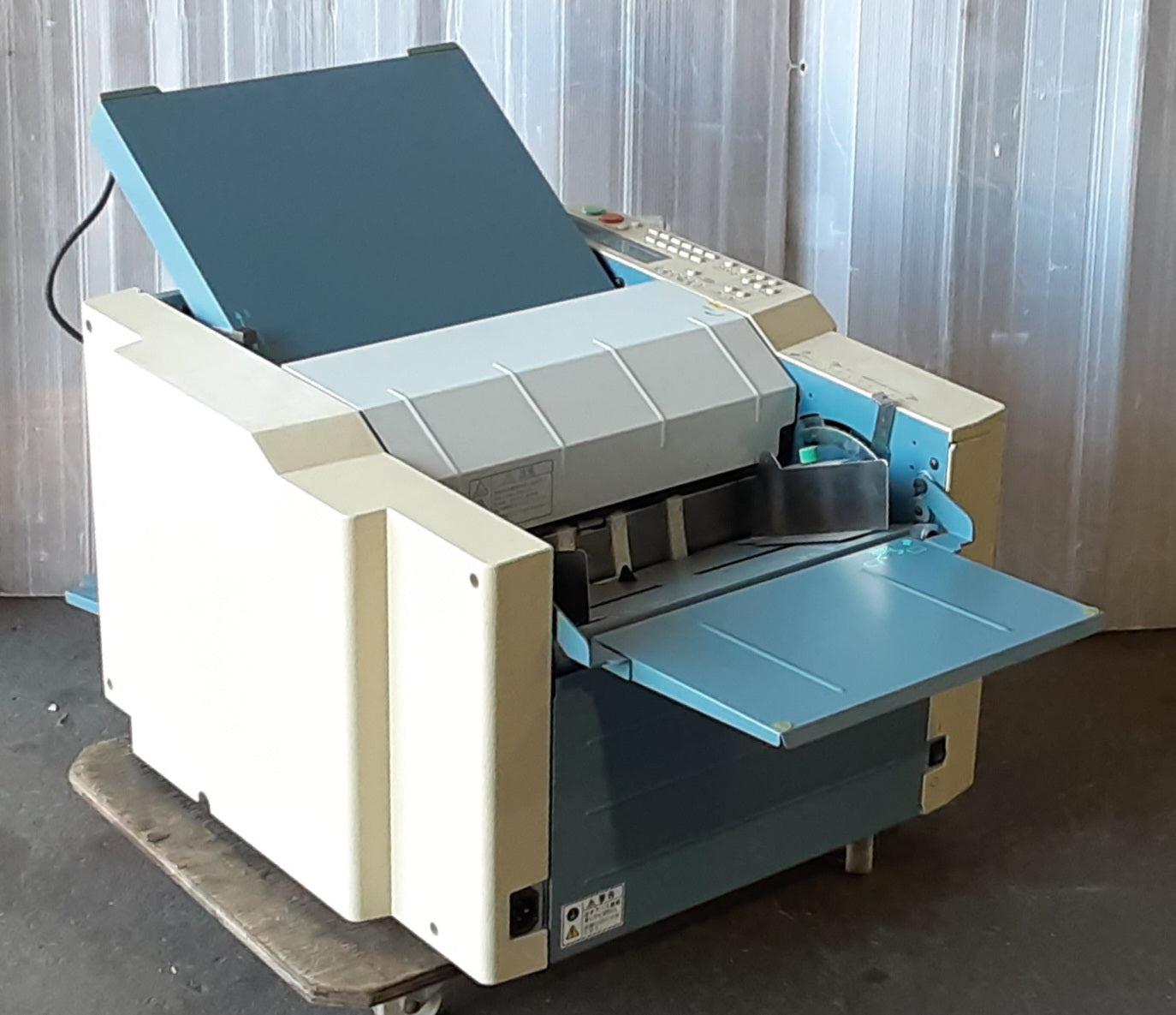 デュプロ製 コロ式 卓上 紙折機 DF-920 A3対応 クロス折りレバー無し duplo1-df920-5036