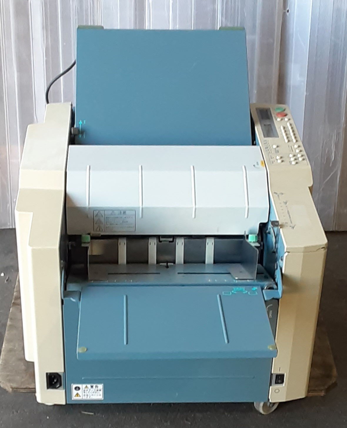 デュプロ製 コロ式 卓上 紙折機 DF-920 A3対応 クロス折りレバー無し duplo1-df920-5036