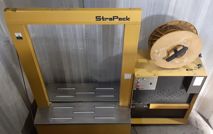 ストラパック(STRAPACK)製 自動梱包機 結束機 RQ-8LD 超低床タイプ アーチ内寸850×1200mm strapack1-rq8ld-8517
