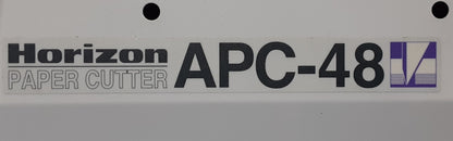 ホリゾン(Horizon)製 APC-48 コンピュータ式油圧断裁機 最大断裁幅480mm