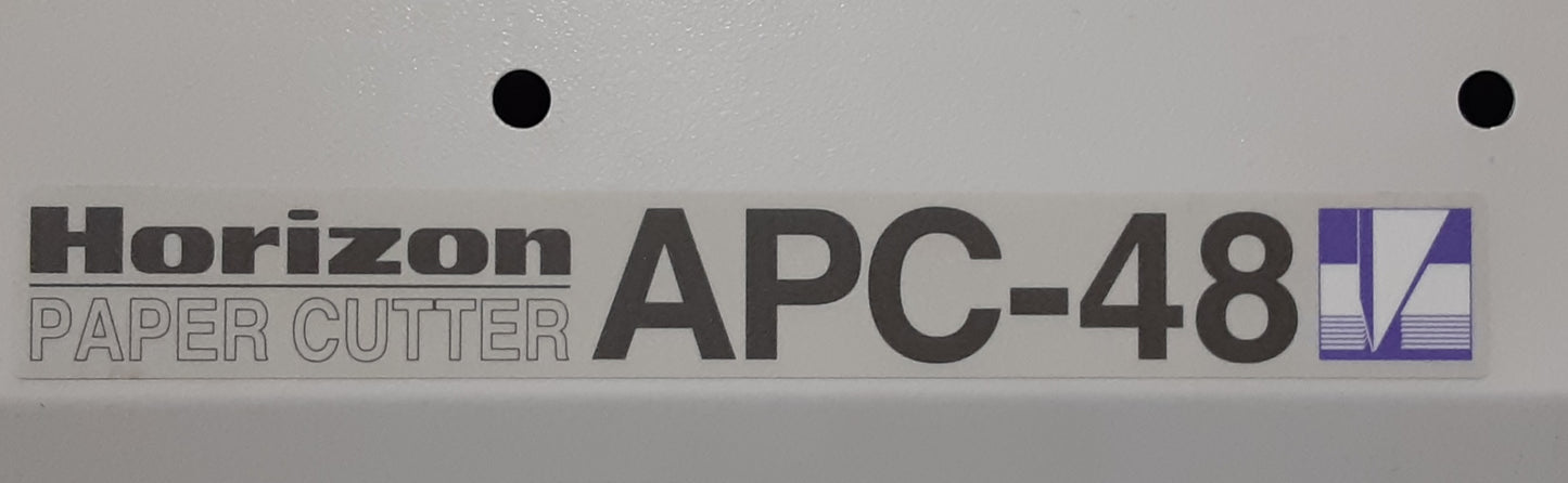 ホリゾン製 コンピュータ式 油圧断裁機 APC-48 最大断裁幅480mm horizon1-apc48-4030