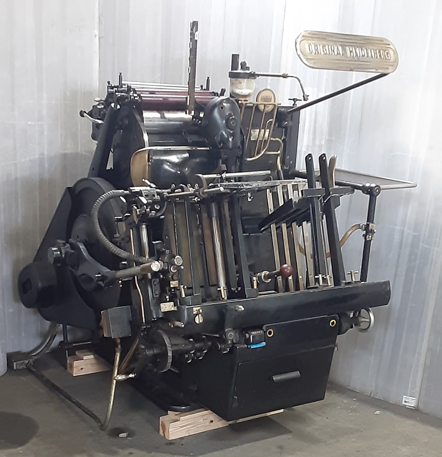 ハイデルベルグ プラテンT型　活版印刷機械 heidelberg1-tplaten380x260-9001