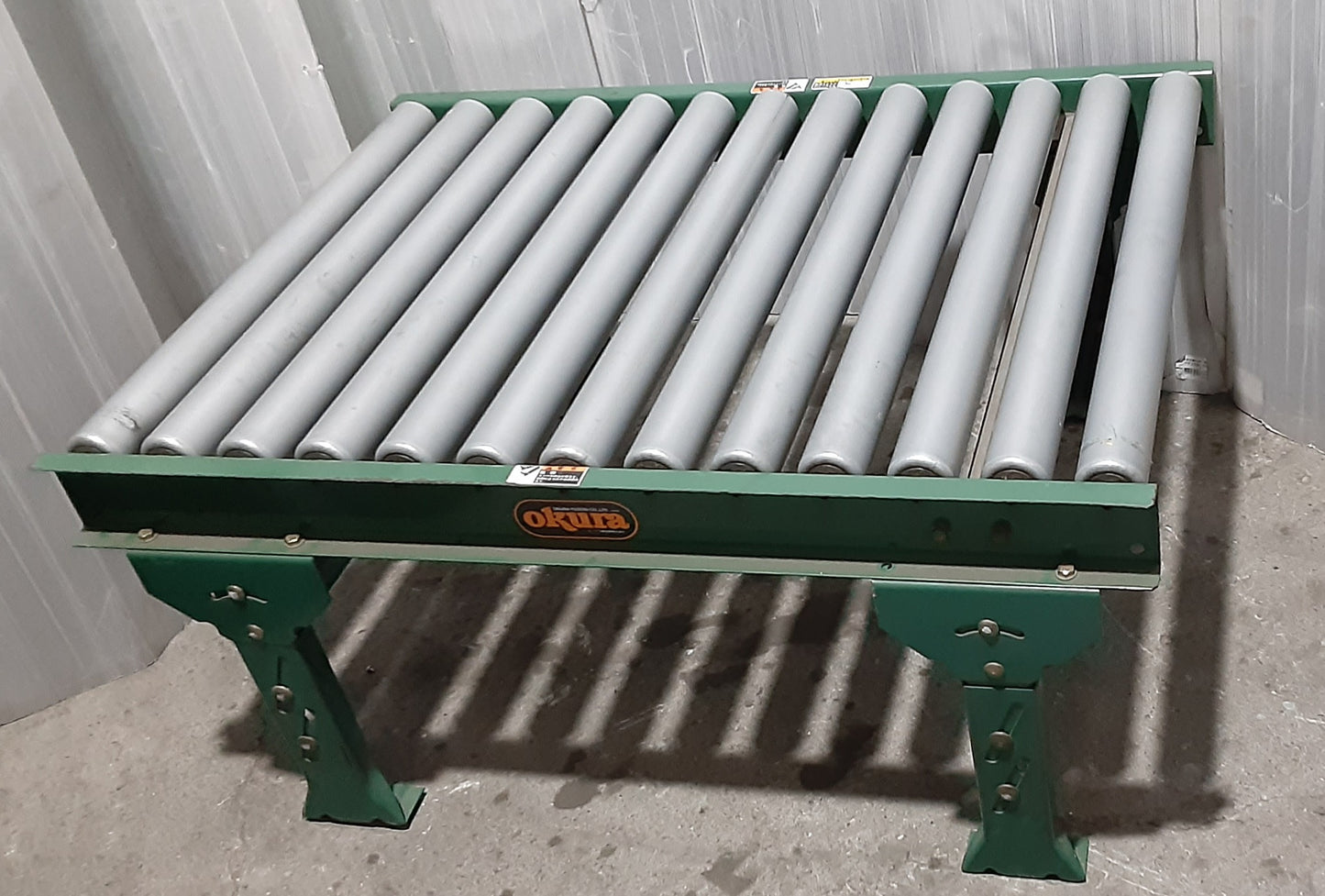 オークラ ローラーコンベア ローラー幅68.5mm ローラー径56mm okurayusoki1-steelrollerconveyor-5011