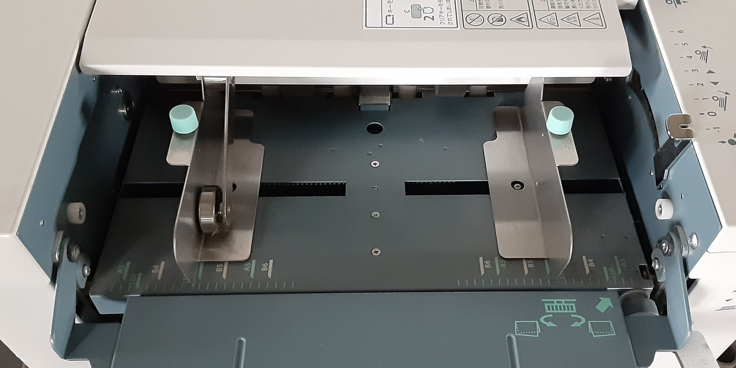 デュプロ製 デュプロフォルダーDF-970 卓上型紙折機 クロス折りレバー付属 duplo1-df970-0002