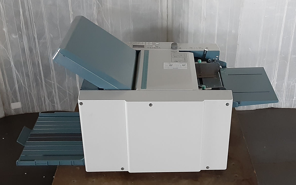 中古 デュプロ製 デュプロフォルダーDF-970 卓上型紙折機 クロス折り 
