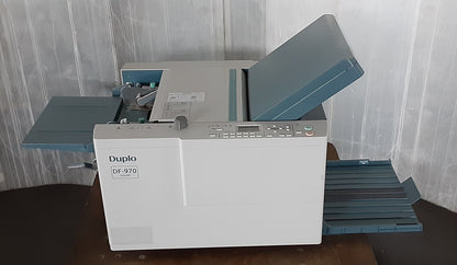デュプロ製 デュプロフォルダーDF-970 卓上型紙折機 クロス折りレバー付属 duplo1-df970-0002