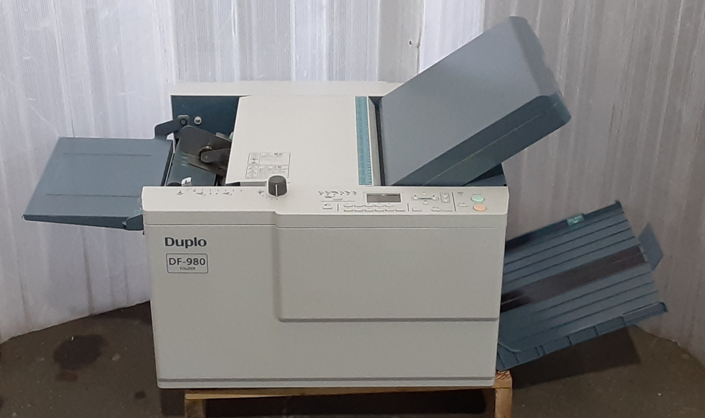 デュプロ製 デュプロフォルダー DF-980 卓上紙折り機 A3ノビ対応 折り6種＋α対応 duplo1-df980-6001