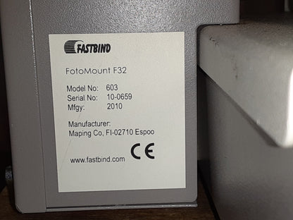 ファストバインド フォトマウント F32 フォトアルバム用手動製本機 fastbind1-f32-3023